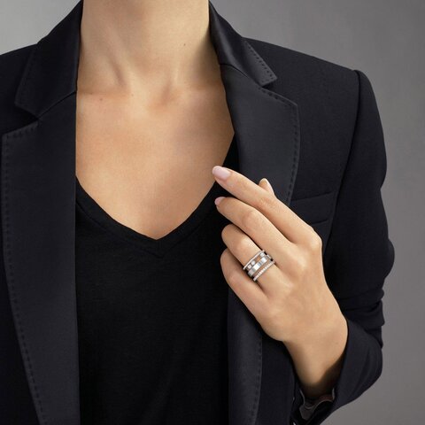 bague Messika en or blanc 18 ct avec brillant de 0,65 carat