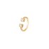 bague dinh van en or jaune 18 ct avec brillant de 0.43 carat - thumb