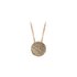 Bigli ketting in rosé goud 18kt met bruine briljant van 0,39 karaat - thumb
