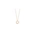 collier Bigli en or rose 18 ct avec brillant de 0.02 carat - thumb