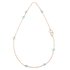 collier Pomellato en or rose 18 ct avec topaze bleue - thumb