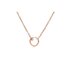 Pomellato ketting in rosé goud 18kt met briljant van 0,07 karaat - thumb