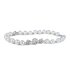 collier Utopia en or blanc 18 ct avec perles entouré de briljants de 1,54 karaat - thumb