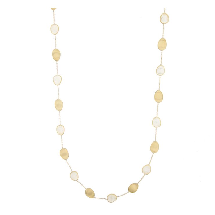 collier Marco Bicego en or jaune 18 ct avec nacre