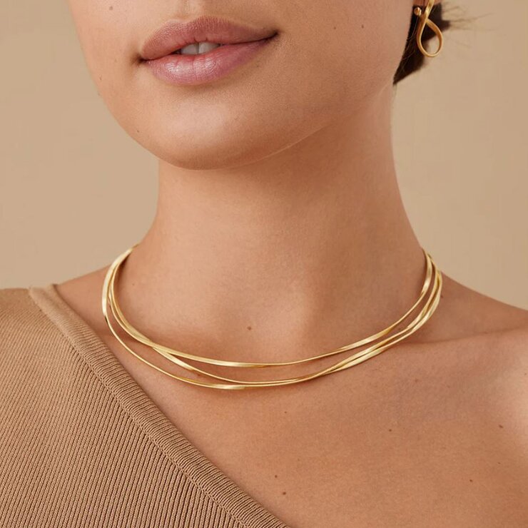 Marco Bicego ketting in geel goud 18kt