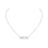 Messika ketting in wit goud 18kt met briljant van 0,25 karaat - thumb