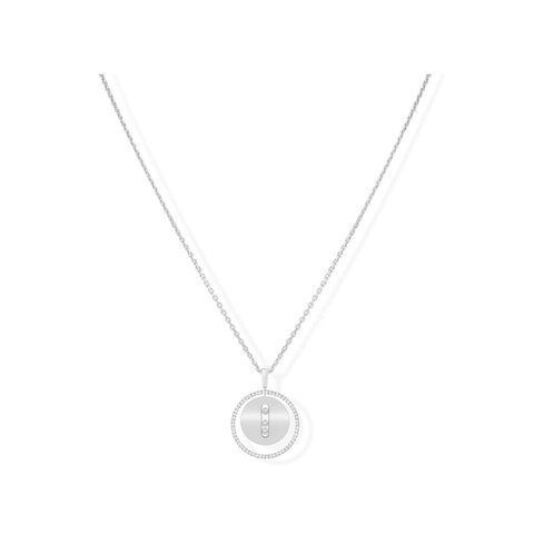 Messika ketting in wit goud 18kt met briljant van 0,30 karaat