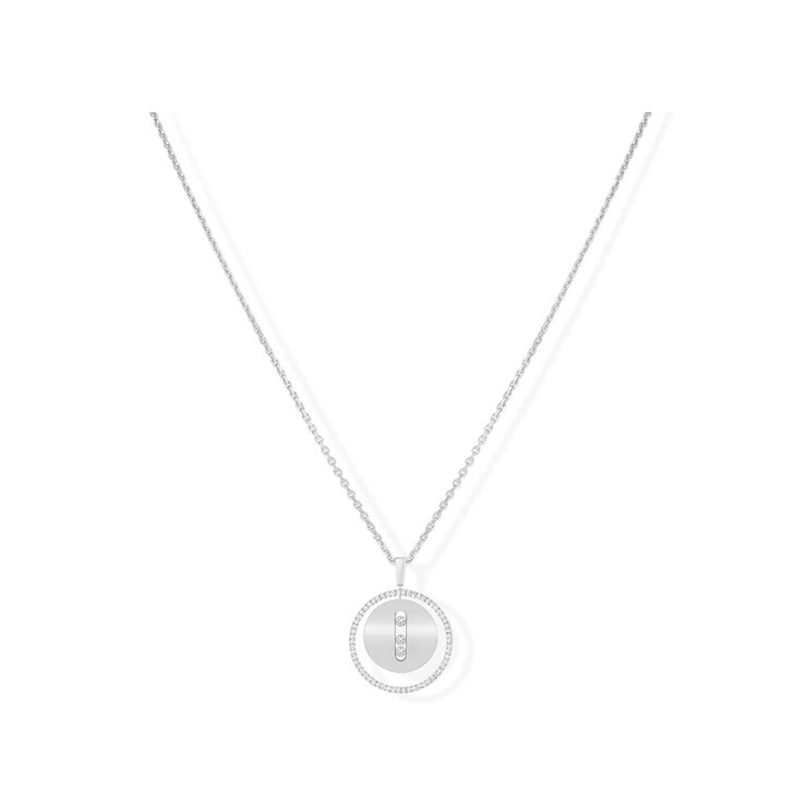 Messika ketting in wit goud 18kt met briljant van 0,30 karaat