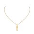 Messika ketting in geel goud 18kt met briljant van 0,03 karaat - thumb