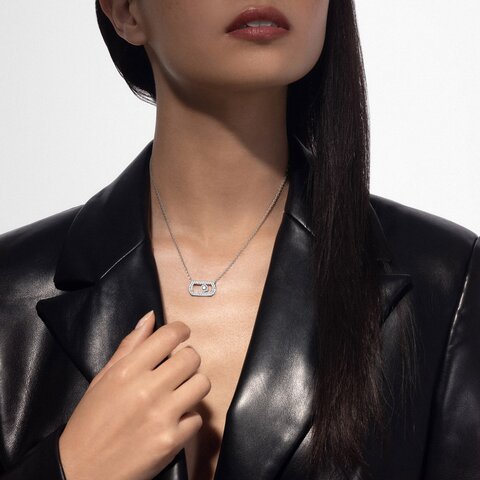 collier Messika en or blanc 18 ct avec brillant de 0,65 carat
