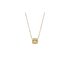 collier Atelier P. en or jaune 18 ct avec béryl entouré de briljants de 0,16 karaat - thumb