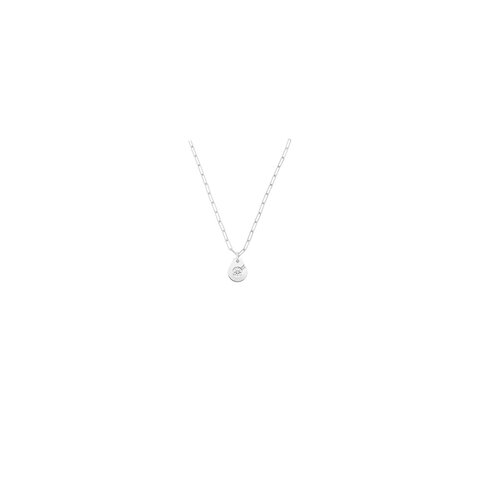 collier dinh van en or blanc 18 ct avec brillant de 0.22 carat