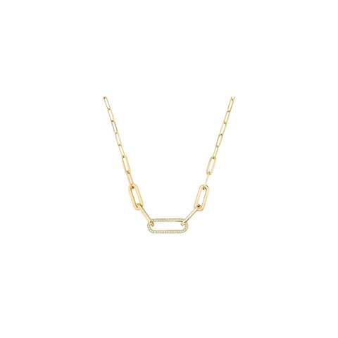 collier dinh van en or jaune 18 ct avec brillant de 0.25 carat