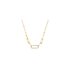 collier dinh van en or jaune 18 ct avec brillant de 0.25 carat - thumb