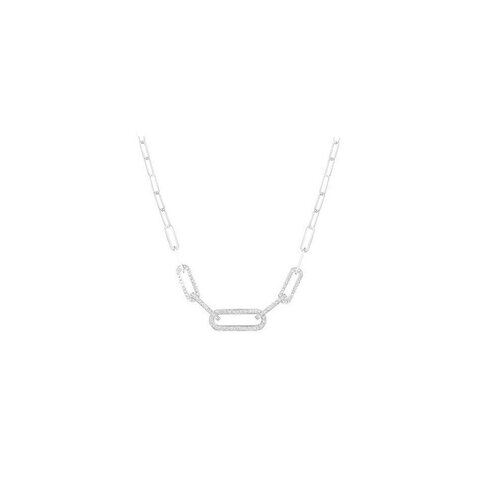 collier dinh van en or blanc 18 ct avec brillant de 0.52 carat
