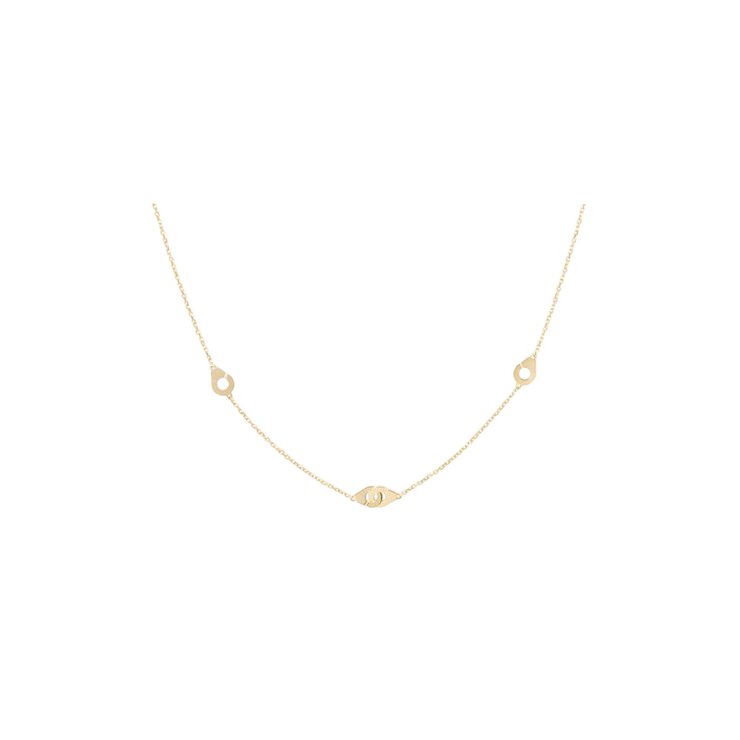 dinh van ketting in geel goud 18kt
