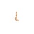 DoDo hanger in rosé goud 9kt met bruine briljant van 0,15 karaat - thumb