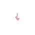 DoDo hanger in rosé goud 9kt met email - thumb