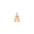DoDo hanger in rosé goud 9kt met bruine briljant van 0,10 karaat en zwarte briljant - thumb