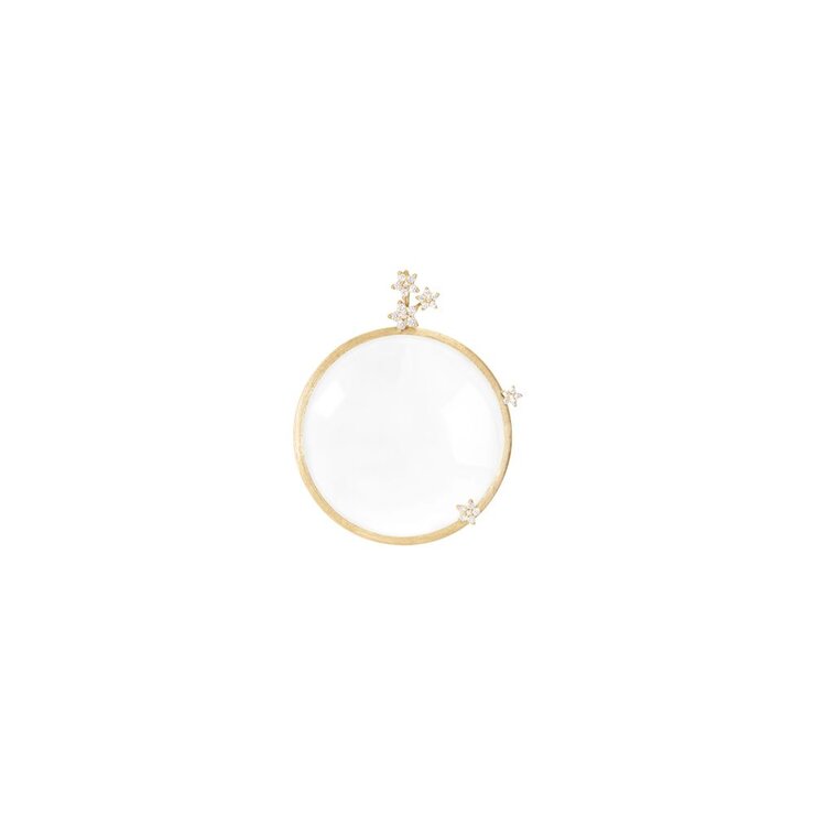 Ole Lynggaard hanger in geel goud 18kt met briljant van 0,30 karaat