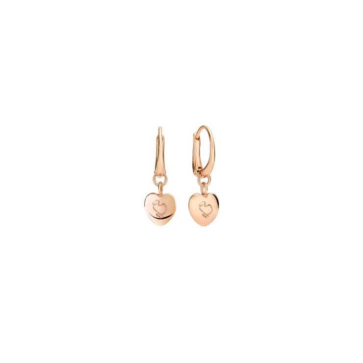 DoDo oorringen in rosé goud 9kt