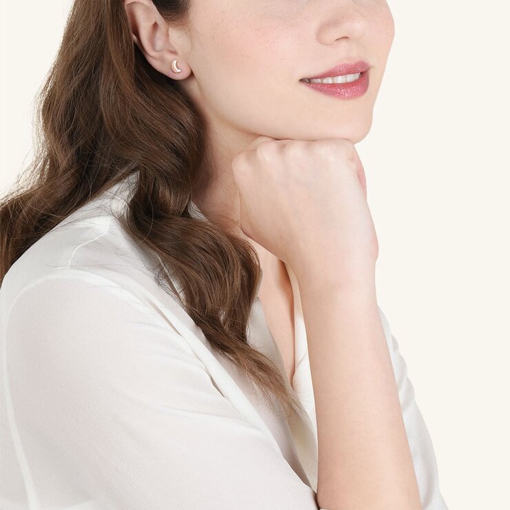 DoDo oorring in rosé goud 9kt