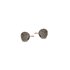 boucles d'oreilles Bigli en or rose 18 ct avec brillant brun de 0.38 carat - thumb