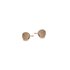 boucles d'oreilles Bigli en or rose 18 ct avec brillant brun de 0.54 carat - thumb