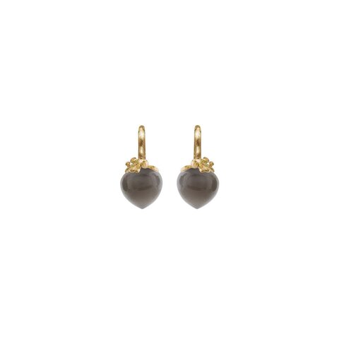 boucles d'oreilles Ole Lynggaard en or jaune 18 ct avec pierre de lune