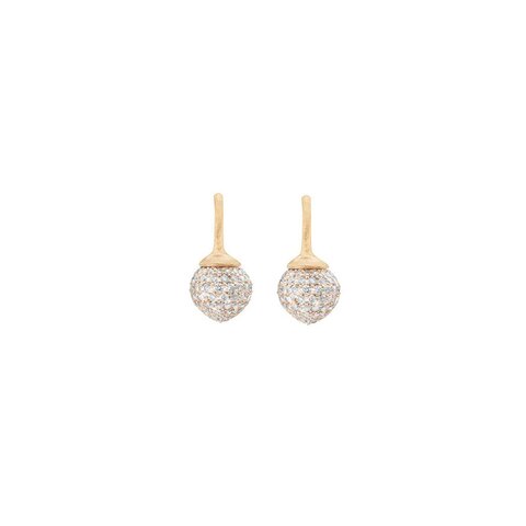 boucles d'oreilles Ole Lynggaard en or jaune 18 ct avec brillant de 1.42 carat
