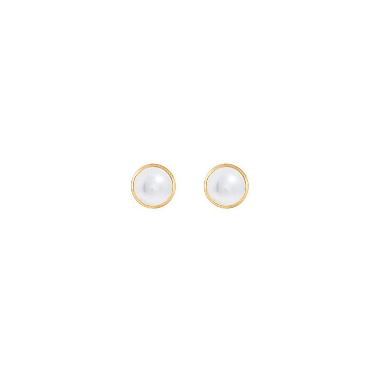 boucles d'oreilles Ole Lynggaard en or jaune 18 ct avec perles
