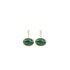 Ole Lynggaard oorringen in geel goud 18kt met malachite - thumb