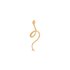 boucles d'oreilles Ole Lynggaard en or jaune 18 ct avec brillant de 0.03 carat - thumb