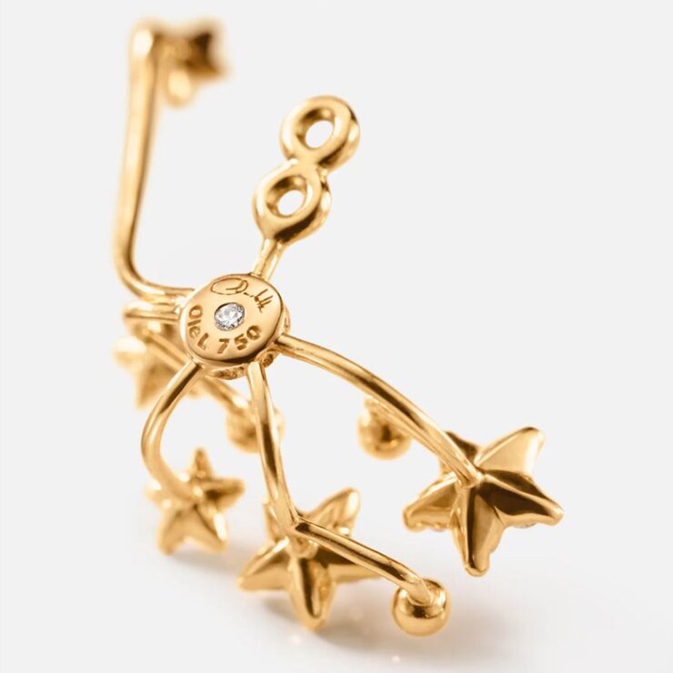 Ole Lynggaard en or jaune 18 ct avec brillant de 0.30 carat
