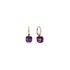 boucles d'oreilles Pomellato en or rose 18 ct avec améthyste - thumb
