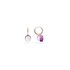 boucles d'oreilles Pomellato en or rose 18 ct avec améthyste - thumb