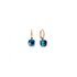 boucles d'oreilles Pomellato en or rose 18 ct avec topaze bleu london - thumb