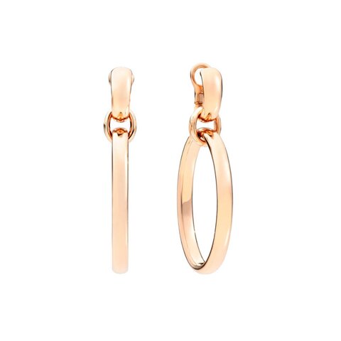 Pomellato oorringen in rosé goud 18kt