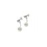 Utopia en or blanc 18 ct avec perles entouré de briljants de 0,28 karaat - thumb
