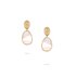 boucles d'oreilles Marco Bicego en or jaune 18 ct avec nacre - thumb