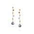 Marco Bicego oorringen in geel goud 18kt met edelstenen multicolor - thumb