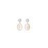 boucles d'oreilles Marco Bicego en or jaune 18 ct avec nacre entouré de briljants de 0,20 karaat - thumb