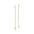 boucles d'oreilles Messika en or jaune 18 ct avec brillant de 0.33 carat - thumb