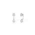 boucles d'oreilles Messika en or blanc 18 ct avec brillant de 0.90 carat - thumb