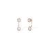 boucles d'oreilles Messika en or rose 18 ct avec brillant de 0.90 carat - thumb