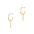 boucles d'oreilles Messika en or blanc 18 ct avec brillant de 0.85 carat - thumb