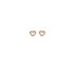 boucles d'oreilles Atelier P. en or rose 18 ct avec brillant de 0.13 carat - thumb