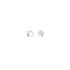 boucles d'oreilles dinh van en or blanc 18 ct avec brillant de 0.01 carat - thumb