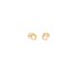 boucles d'oreilles dinh van en or jaune 18 ct avec brillant de 0.01 carat - thumb