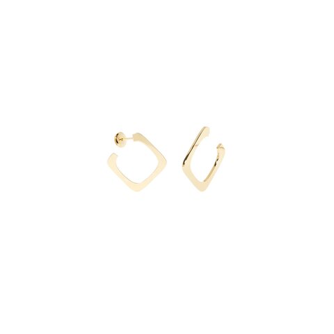 boucles d'oreilles dinh van en or jaune 18 ct